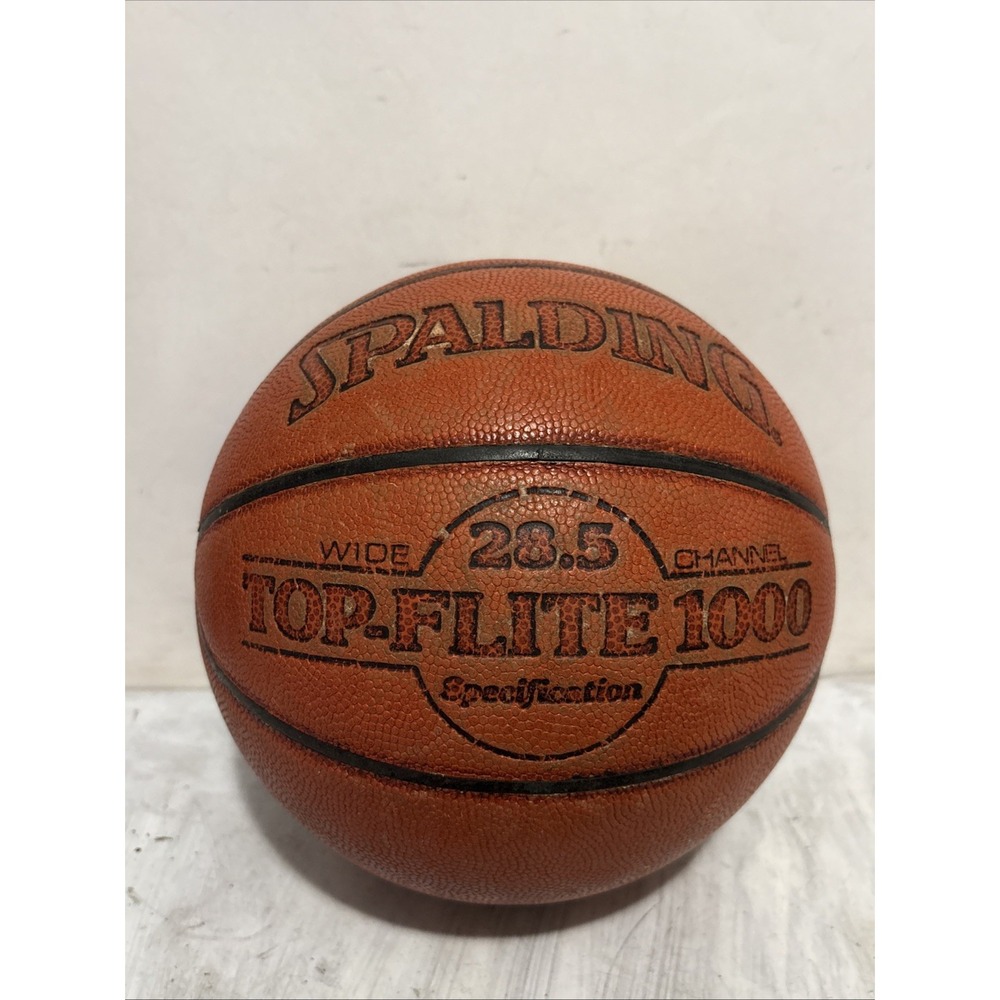 Spalding Top-Flite 1000 Basketball Composite Used 28.5 Ball Vintage